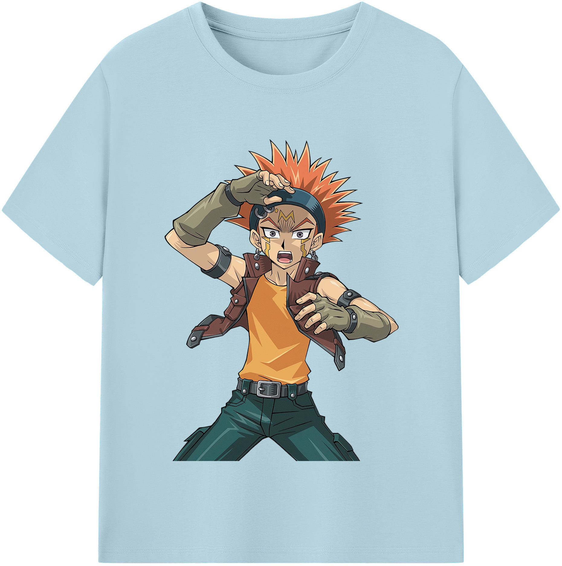 （画像用） 遊☆戯☆王 Yu-Gi-Oh! 綿100％半袖Tシャツ（フロントプリント）